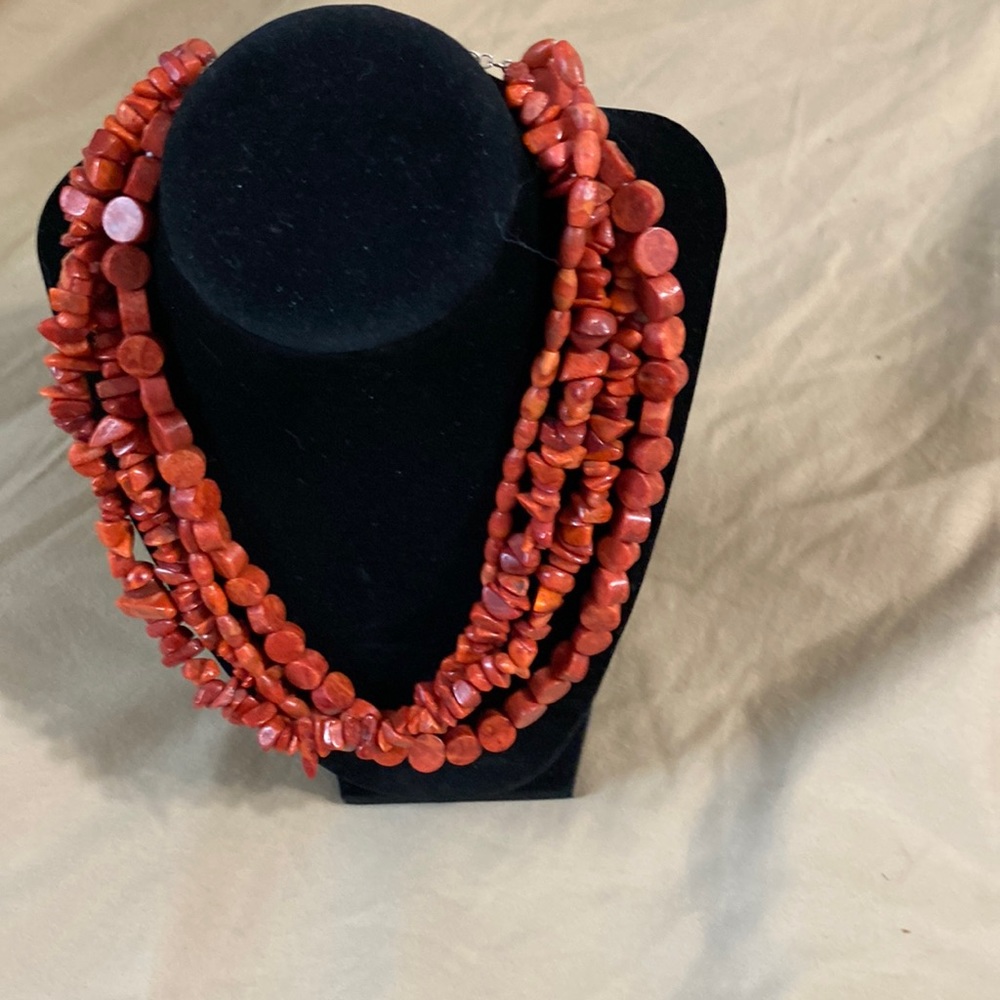 red jasper necklace